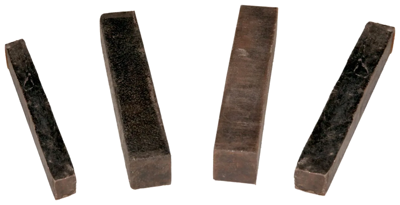 Square-section kraflex abrasive sticks in several widths
