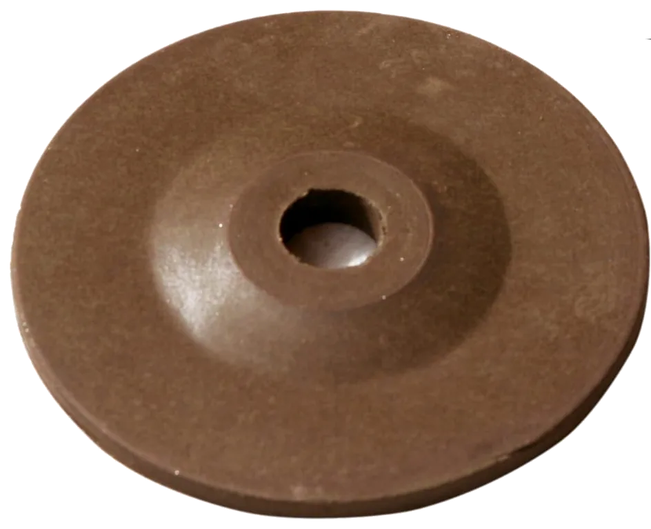 The same kraflex disc from behind, showing the dished profile