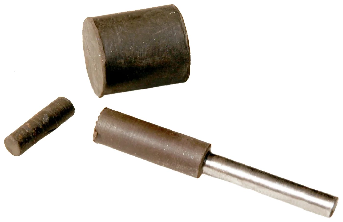 Large-diameter cylindrical points, mounted and unmounted