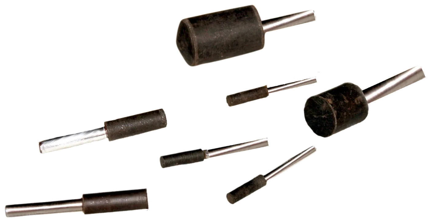 Cylindrical points on long stems for deep-reach work