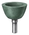 Cup mounted point