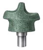 Special profile mounted point